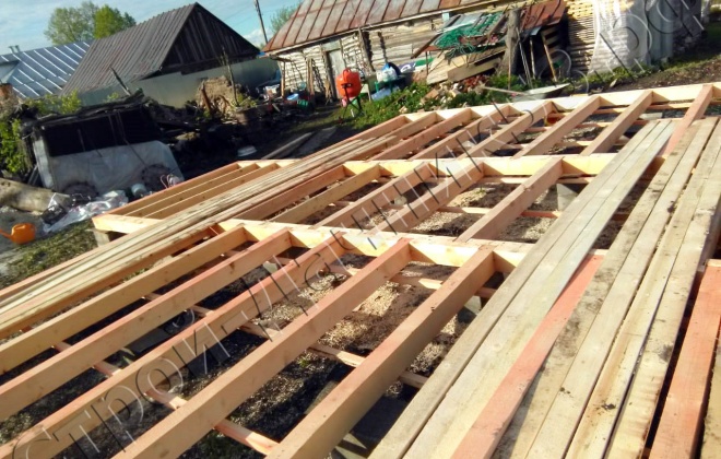 4 Каркасно-щитовой дом по проекту ОД-7, 6×8, 48 м², Рязанская область,  Милославский район, Село Чернава (14)